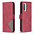 Leather Case Stands Flip Cover Holder B08F for Xiaomi Redmi K40 5G Red