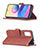 Leather Case Stands Flip Cover Holder B08F for Xiaomi Redmi Note 10 5G