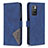 Leather Case Stands Flip Cover Holder B08F for Xiaomi Redmi Note 11 4G (2021) Blue