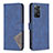 Leather Case Stands Flip Cover Holder B08F for Xiaomi Redmi Note 11 Pro 4G Blue