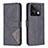 Leather Case Stands Flip Cover Holder B08F for Xiaomi Redmi Note 13 5G