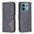 Leather Case Stands Flip Cover Holder B08F for Xiaomi Redmi Note 13 Pro 5G