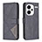 Leather Case Stands Flip Cover Holder B08F for Xiaomi Redmi Note 13 Pro+ Plus 5G