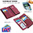 Leather Case Stands Flip Cover Holder B09F for Samsung Galaxy A40