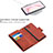 Leather Case Stands Flip Cover Holder B09F for Samsung Galaxy A81