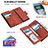 Leather Case Stands Flip Cover Holder B09F for Samsung Galaxy A81