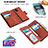 Leather Case Stands Flip Cover Holder B09F for Samsung Galaxy A91