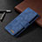 Leather Case Stands Flip Cover Holder B09F for Samsung Galaxy M11