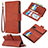 Leather Case Stands Flip Cover Holder B09F for Samsung Galaxy M80S