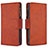 Leather Case Stands Flip Cover Holder B09F for Samsung Galaxy Note 10 Lite