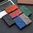 Leather Case Stands Flip Cover Holder B09F for Samsung Galaxy Note 10 Lite