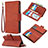 Leather Case Stands Flip Cover Holder B09F for Samsung Galaxy S20 Ultra