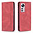 Leather Case Stands Flip Cover Holder B09F for Xiaomi Mi 12S 5G Red