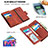 Leather Case Stands Flip Cover Holder B10F for Samsung Galaxy A11