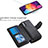 Leather Case Stands Flip Cover Holder B10F for Samsung Galaxy A30S