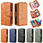 Leather Case Stands Flip Cover Holder B10F for Samsung Galaxy A71 5G