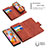 Leather Case Stands Flip Cover Holder B10F for Samsung Galaxy M11