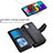 Leather Case Stands Flip Cover Holder B10F for Samsung Galaxy M40S