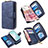 Leather Case Stands Flip Cover Holder B10F for Samsung Galaxy M80S