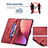 Leather Case Stands Flip Cover Holder B10F for Xiaomi Mi 12 5G