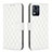 Leather Case Stands Flip Cover Holder B11F for Motorola Moto E13 White