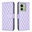 Leather Case Stands Flip Cover Holder B11F for Motorola Moto Edge (2023) 5G Purple