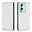 Leather Case Stands Flip Cover Holder B11F for Oppo A2 5G White