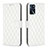 Leather Case Stands Flip Cover Holder B11F for Oppo A54s White