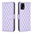Leather Case Stands Flip Cover Holder B11F for Oppo F19s Purple