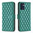 Leather Case Stands Flip Cover Holder B11F for Oppo Find X5 Lite 5G Green