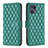 Leather Case Stands Flip Cover Holder B11F for Oppo Find X5 Pro 5G Green