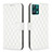 Leather Case Stands Flip Cover Holder B11F for Realme 9 5G White