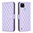 Leather Case Stands Flip Cover Holder B11F for Realme C21 Purple