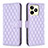 Leather Case Stands Flip Cover Holder B11F for Realme C51 Purple