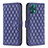 Leather Case Stands Flip Cover Holder B11F for Realme Q5 5G Blue