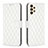 Leather Case Stands Flip Cover Holder B11F for Samsung Galaxy A13 4G White