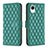 Leather Case Stands Flip Cover Holder B11F for Samsung Galaxy A23s Green
