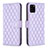 Leather Case Stands Flip Cover Holder B11F for Samsung Galaxy A31 Purple