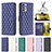 Leather Case Stands Flip Cover Holder B11F for Samsung Galaxy A72 5G