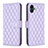 Leather Case Stands Flip Cover Holder B11F for Samsung Galaxy F04 Purple