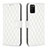 Leather Case Stands Flip Cover Holder B11F for Samsung Galaxy M02s White