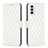 Leather Case Stands Flip Cover Holder B11F for Samsung Galaxy M23 5G White