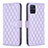 Leather Case Stands Flip Cover Holder B11F for Samsung Galaxy M40S Purple