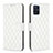 Leather Case Stands Flip Cover Holder B11F for Samsung Galaxy M40S White