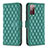 Leather Case Stands Flip Cover Holder B11F for Samsung Galaxy S20 FE (2022) 5G Green