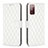 Leather Case Stands Flip Cover Holder B11F for Samsung Galaxy S20 FE (2022) 5G White