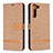 Leather Case Stands Flip Cover Holder B11F for Samsung Galaxy S21 FE 5G