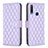 Leather Case Stands Flip Cover Holder B11F for Vivo Y11 Purple