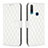 Leather Case Stands Flip Cover Holder B11F for Vivo Y11 White