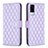 Leather Case Stands Flip Cover Holder B11F for Vivo Y31 (2021) Purple